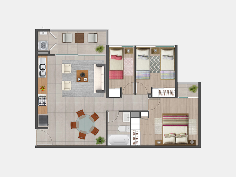 Planta Modelo M