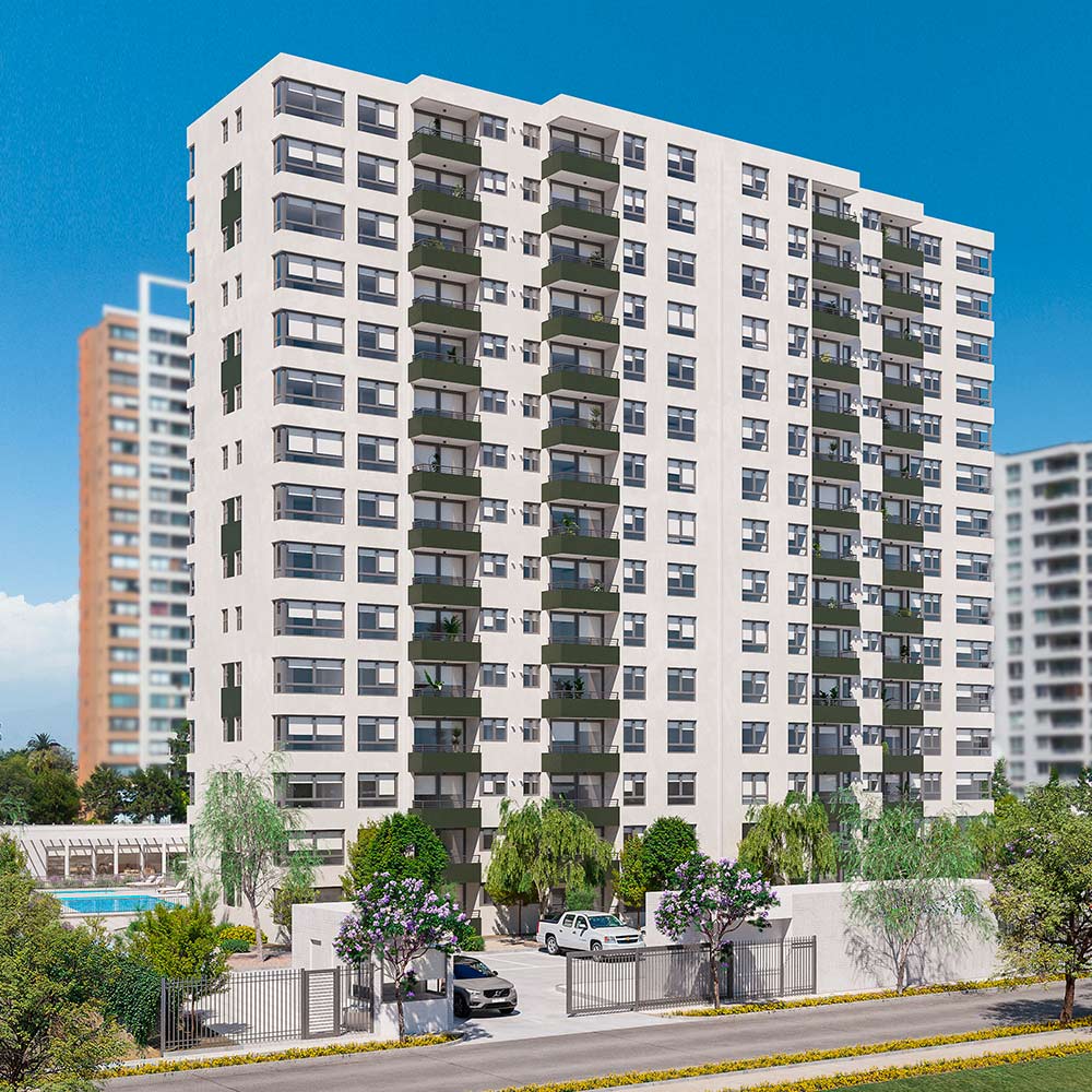 Fachada Condominio El Rosal Oriente II