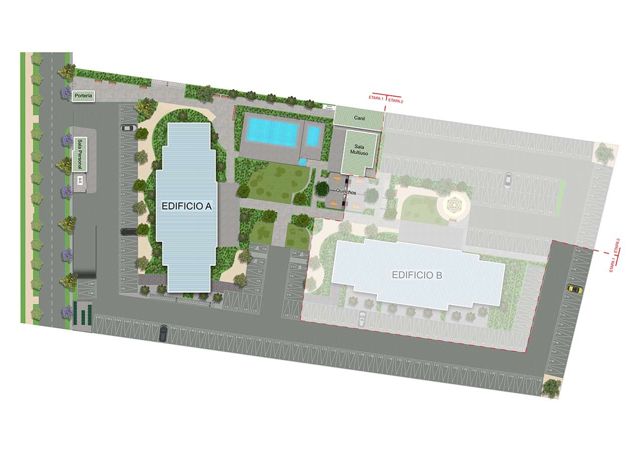 Emplazamiento Condominio El Rosal Oriente II